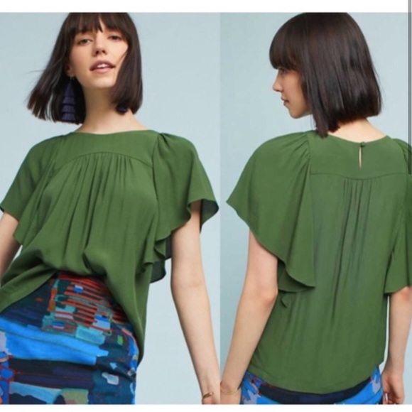 Anthropologie Tops - Anthropologie Maeve green top, small